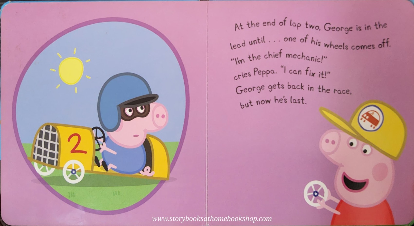 BOARD BOOK ** 🍅🍅PEPPA PIG: GEORGE'S RACING CAR