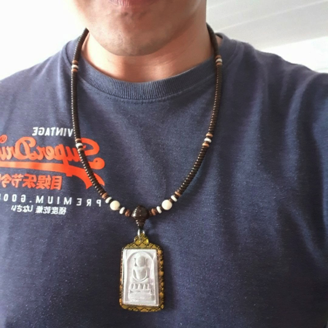 สร้อยกะลาแท้ แขวนพระ1องค์ ยาว18นิ้ว และ24นิ้ว รุ่นขายดี สวยราคาถูกที่สุด