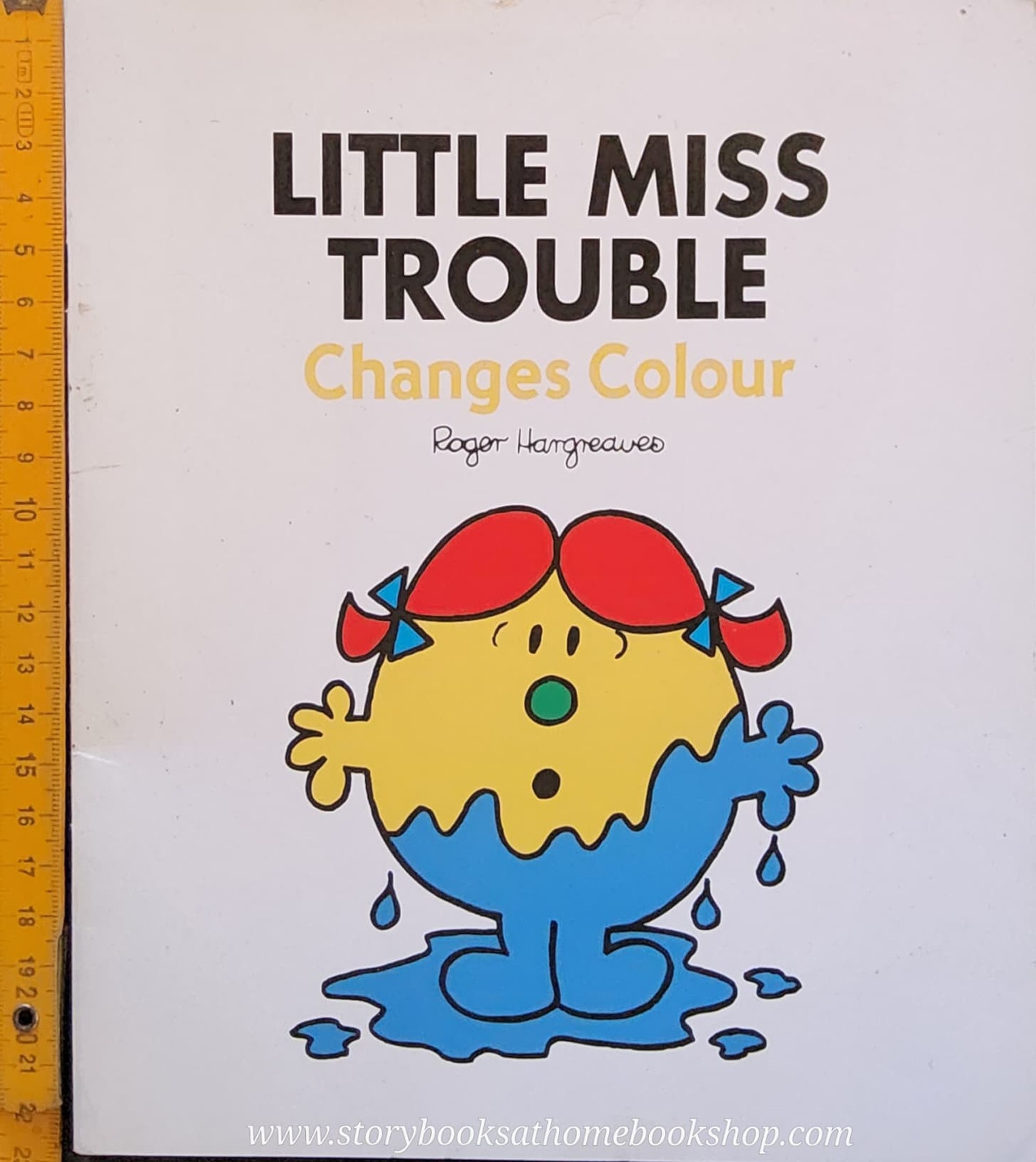 หนังสือ Bestseller Small book** **หนังสือนิทานปกอ่อน** 👉LITTLE MISS&MR.MEN👍 🍅🍓LITTLE MISS TROUBLE CHANGES COLOUR BY Roger Hargreaues