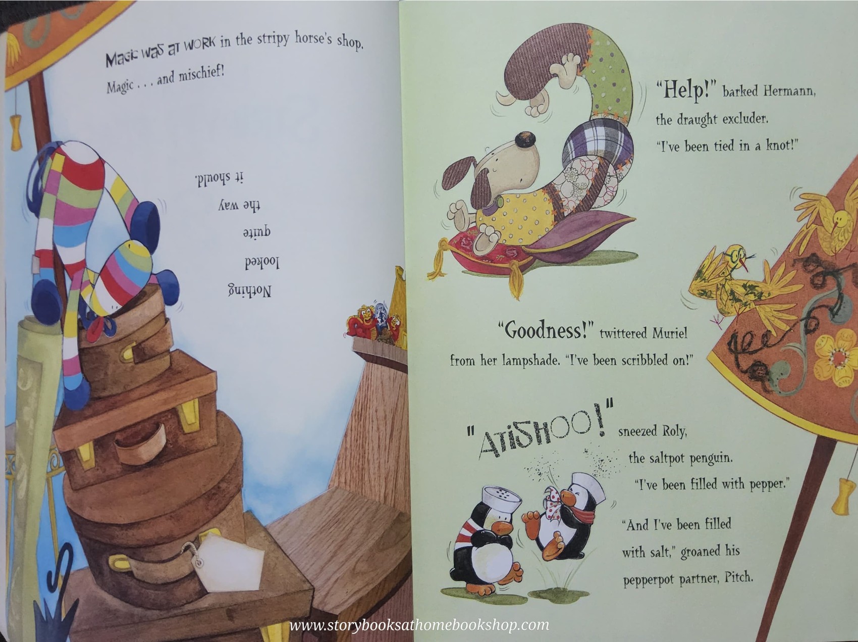 หนังสือนิทานปกอ่อน** 🍅🍅LOOK OUT,STRIPY HORSE!♥️♥️