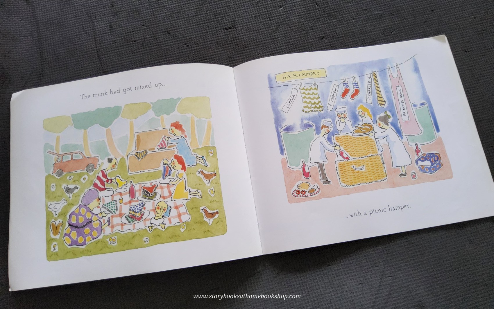 หนังสือนิทานปกอ่อน ** 🍅THE QUEEN'S KNICKERS BY NICHOLAS ALLAN