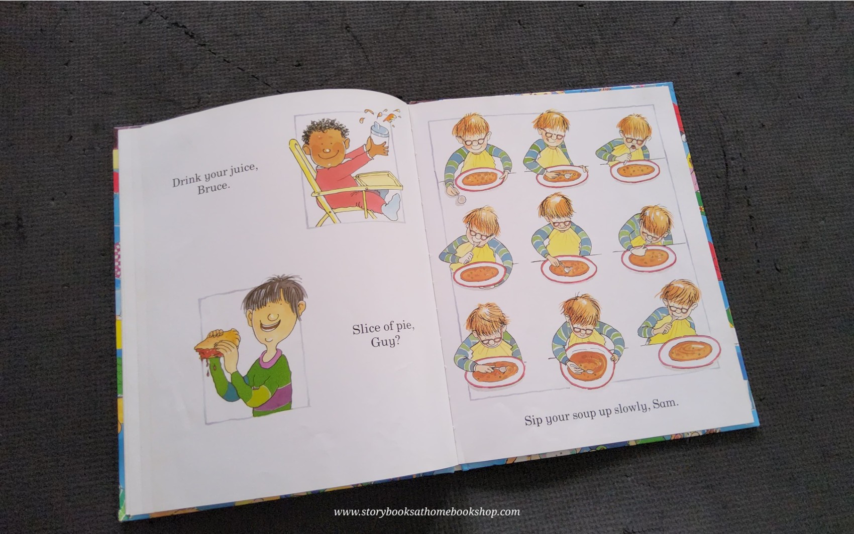 หนังสือนิทานปกแข็ง** 🍓🍓PASS THE JAM JIM BY KAYE UMANSLY&MARGARET CHAMBERLAIN