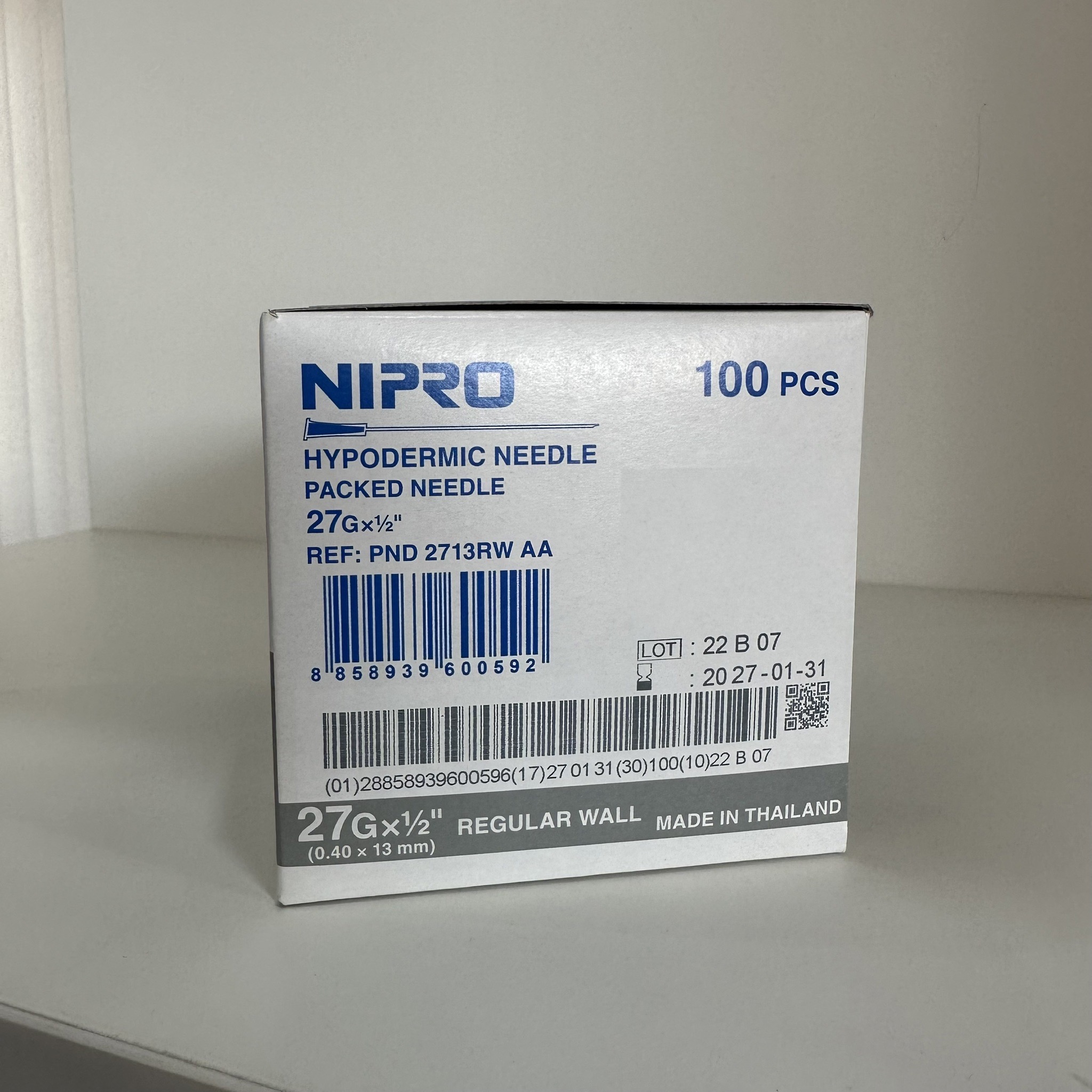 NIPRO เบอร์ 27G 1/2