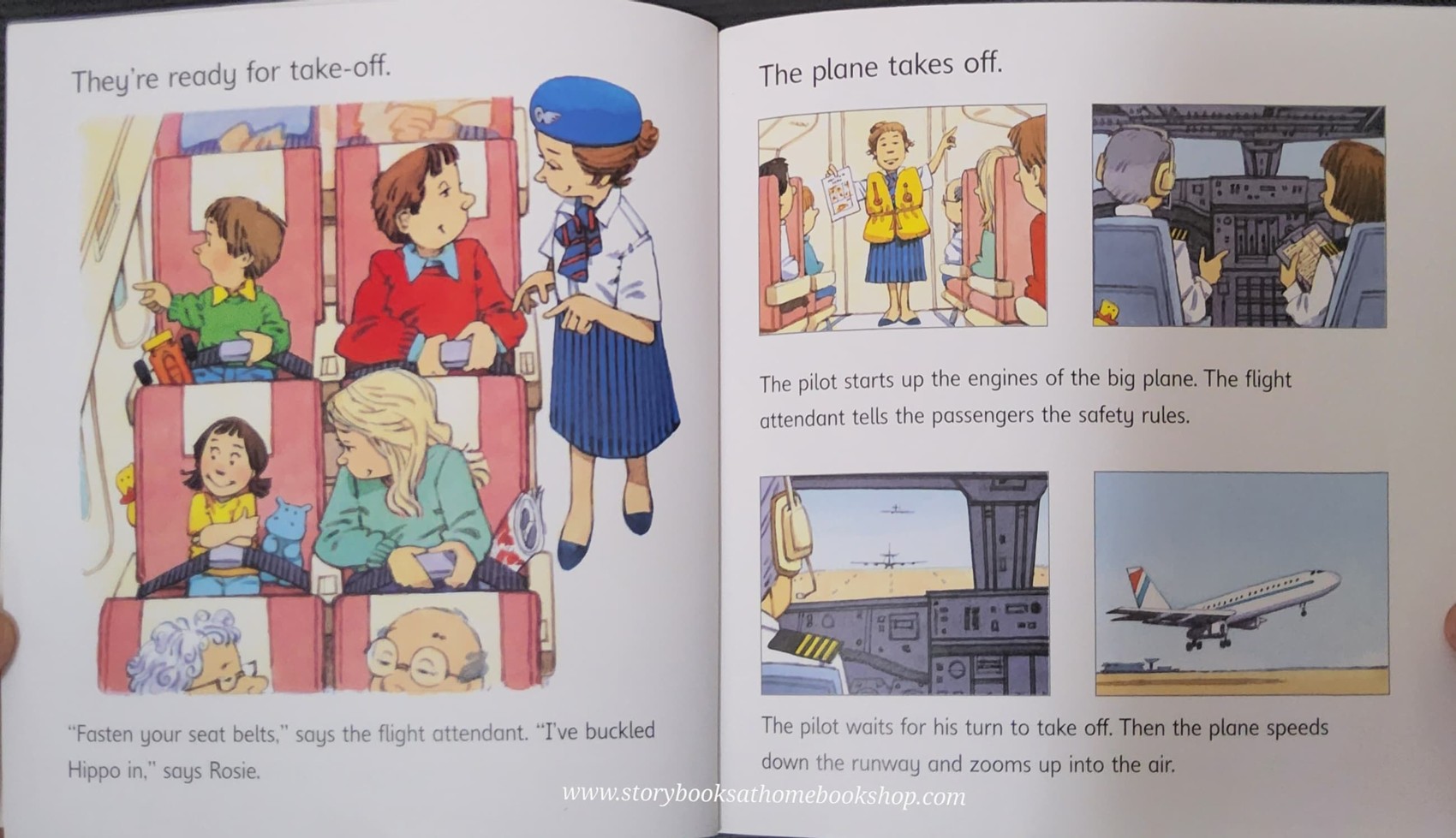 หนังสือนิทานปกอ่อน** ♥️USBORNE FIRST EXPERIENCES:GOING ON A PLANE