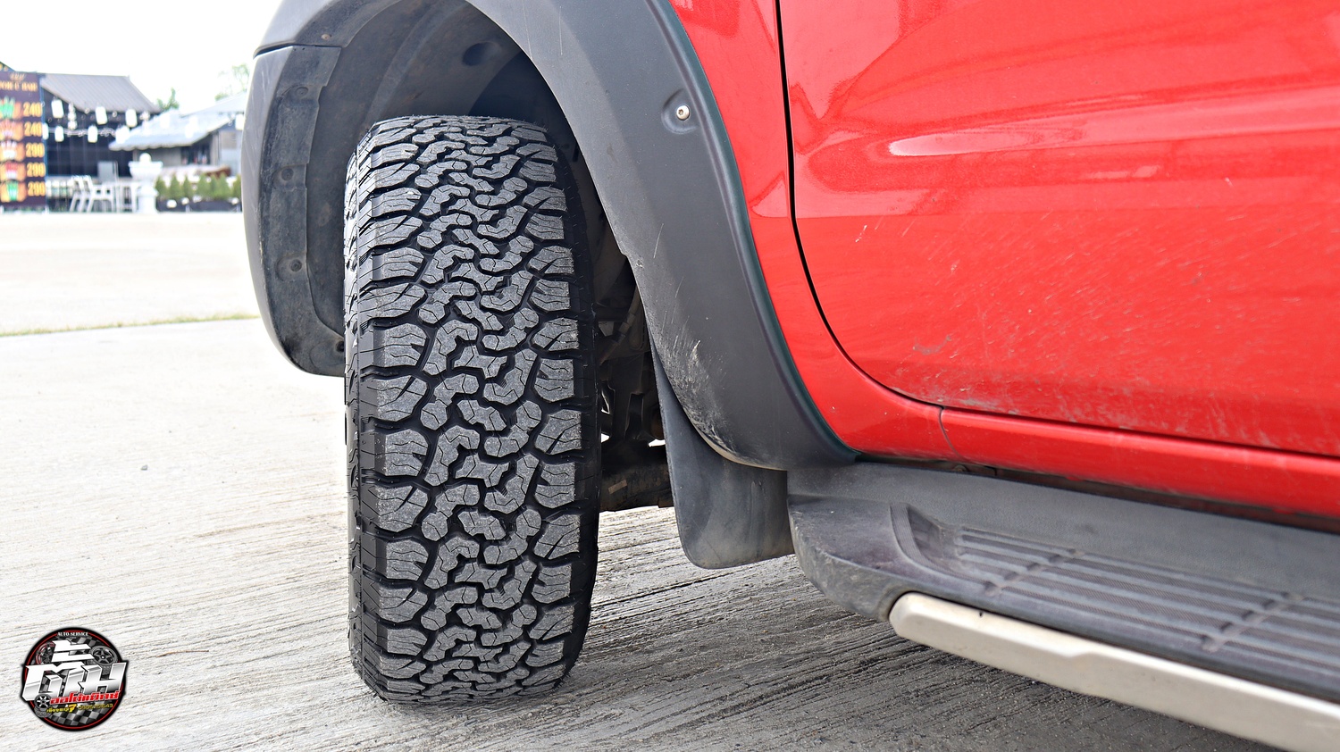FORD RANGER เปลี่ยนยาง DCENTI ALL Terrain A/T 265/65R17 112T