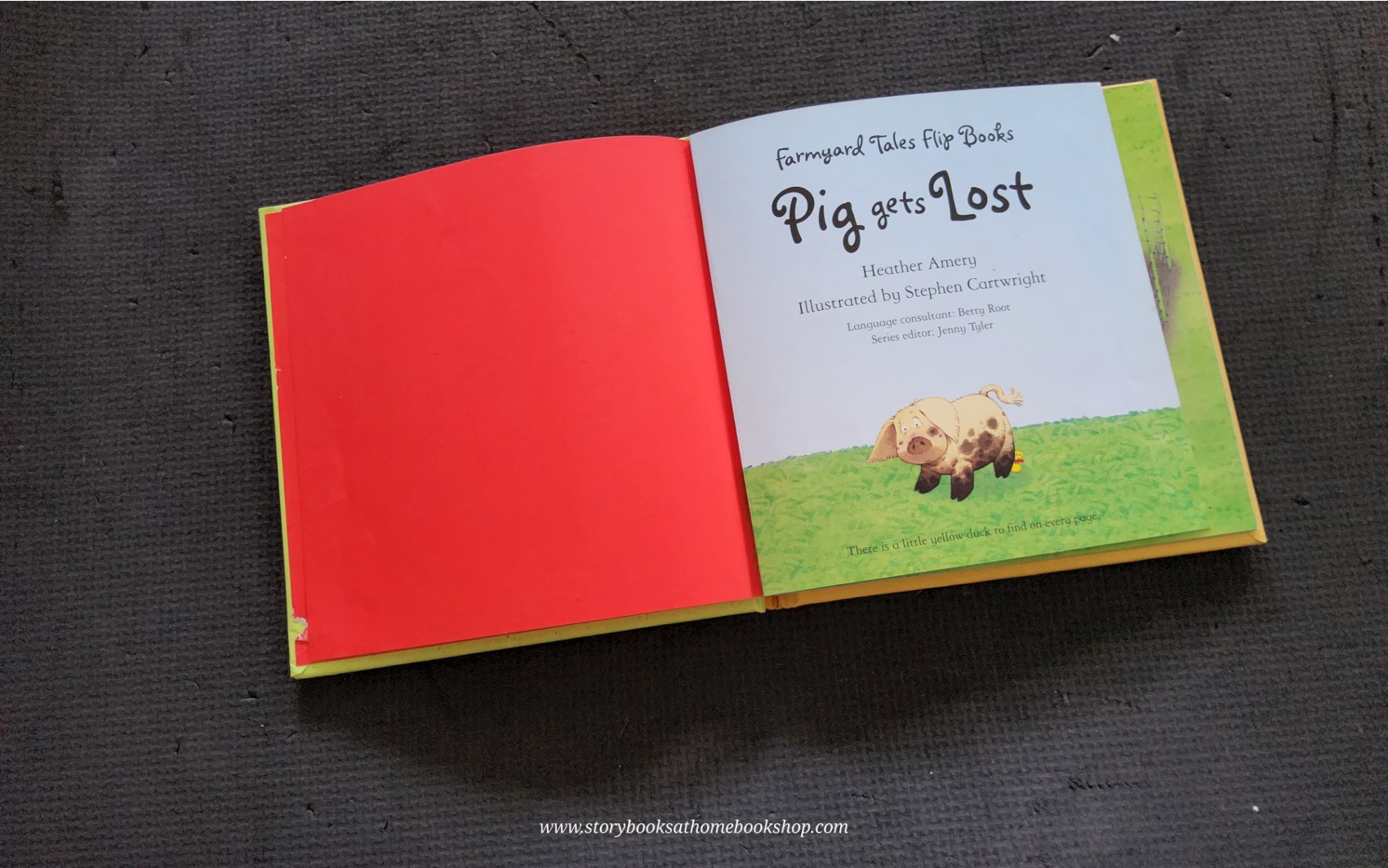 หนังสือนิทานปกแข็ง** ♥️TWO STORIES IN ONE BOOK:FARMYARD TALES FLIP BOOKS THE NAUGHTY SHEEP +PIG GETS LOST