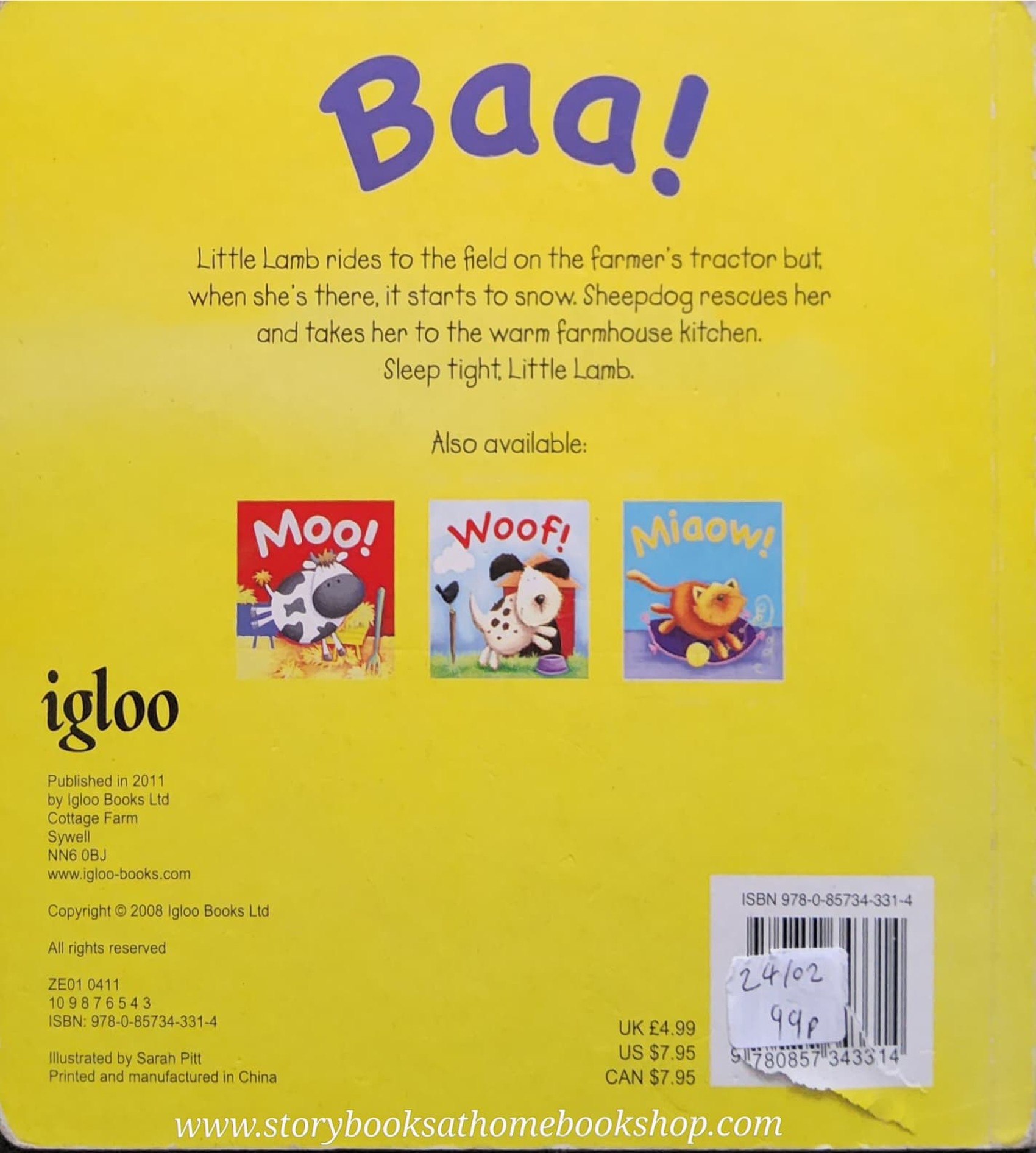 BOARD BOOK** 🍅🍓Baa!