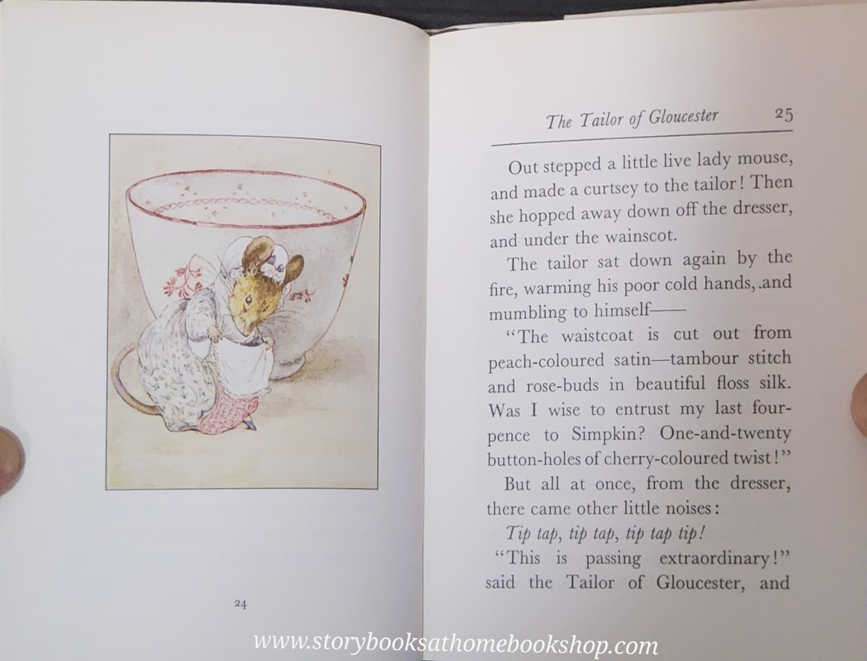 หนังสือนิทานปกแข็ง** 🍅🍓THE TAILOR OF GLOUCESTER BY BEATRIX POTTER