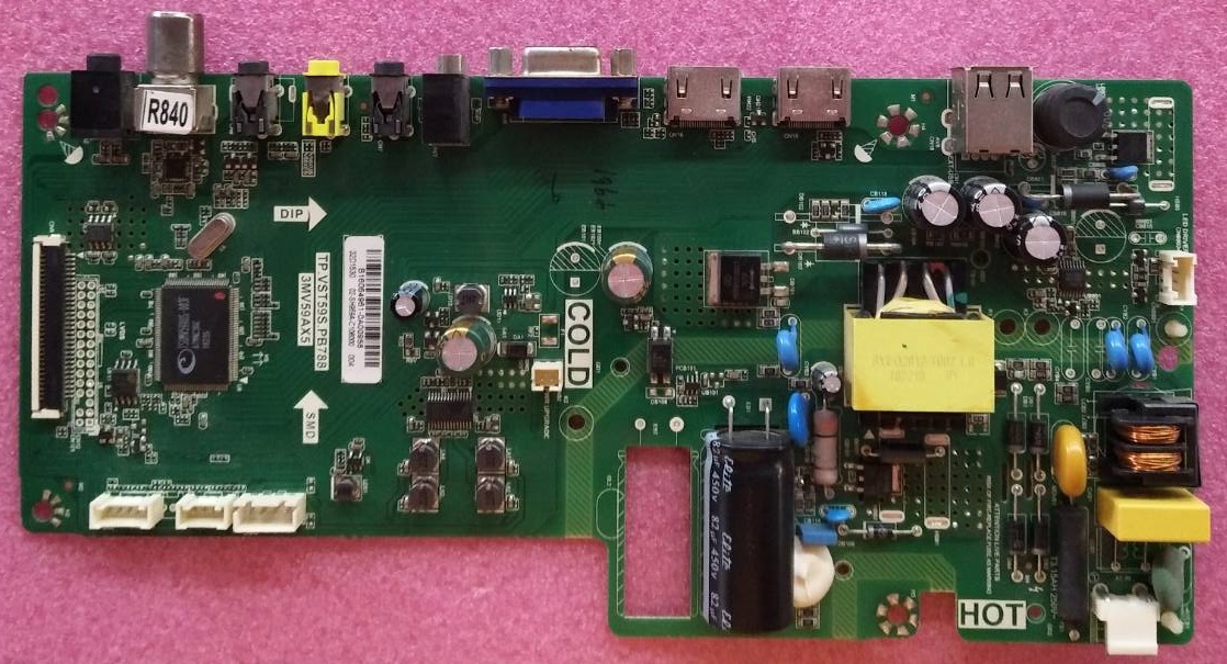 เมนบอร์ดทีวี อาบาซ ABAJ ของแท้ถอดจากเครื่อง รุ่น32J3 พาร์ทTP.VST59S.PB788 ทีบาร์ ST3151A05-8