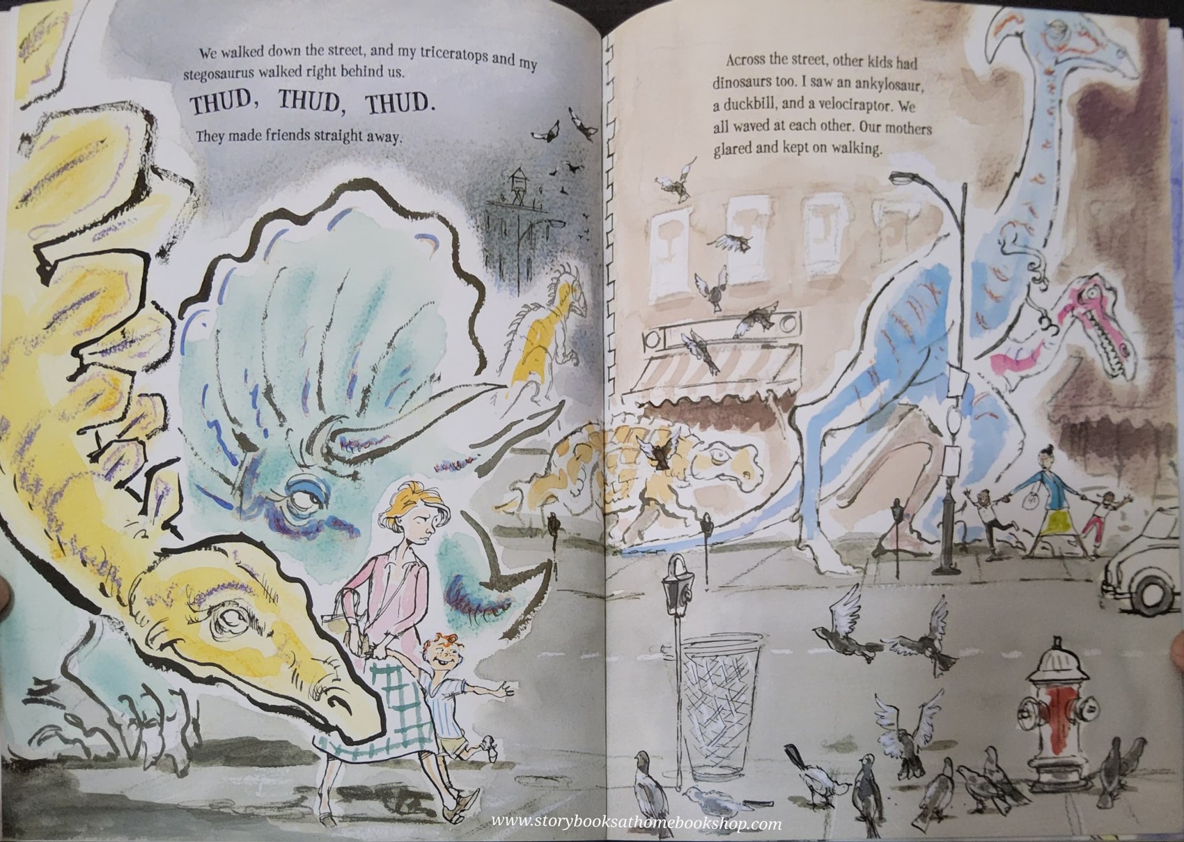 หนังสือนิทานปกอ่อน** ♥️WHEN DINOSAURS CAME WITH EVERYTHING