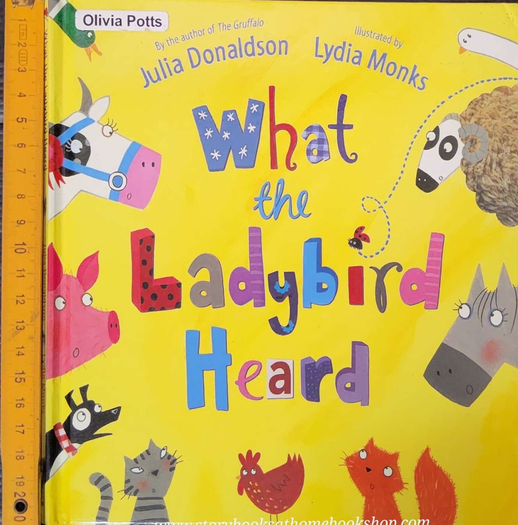หนังสือนิทานปกแข็ง ** 🍅🍓WHAT THE LADYBIRD HEARD BY JULIA DONALDSON.LYDIA MONKS