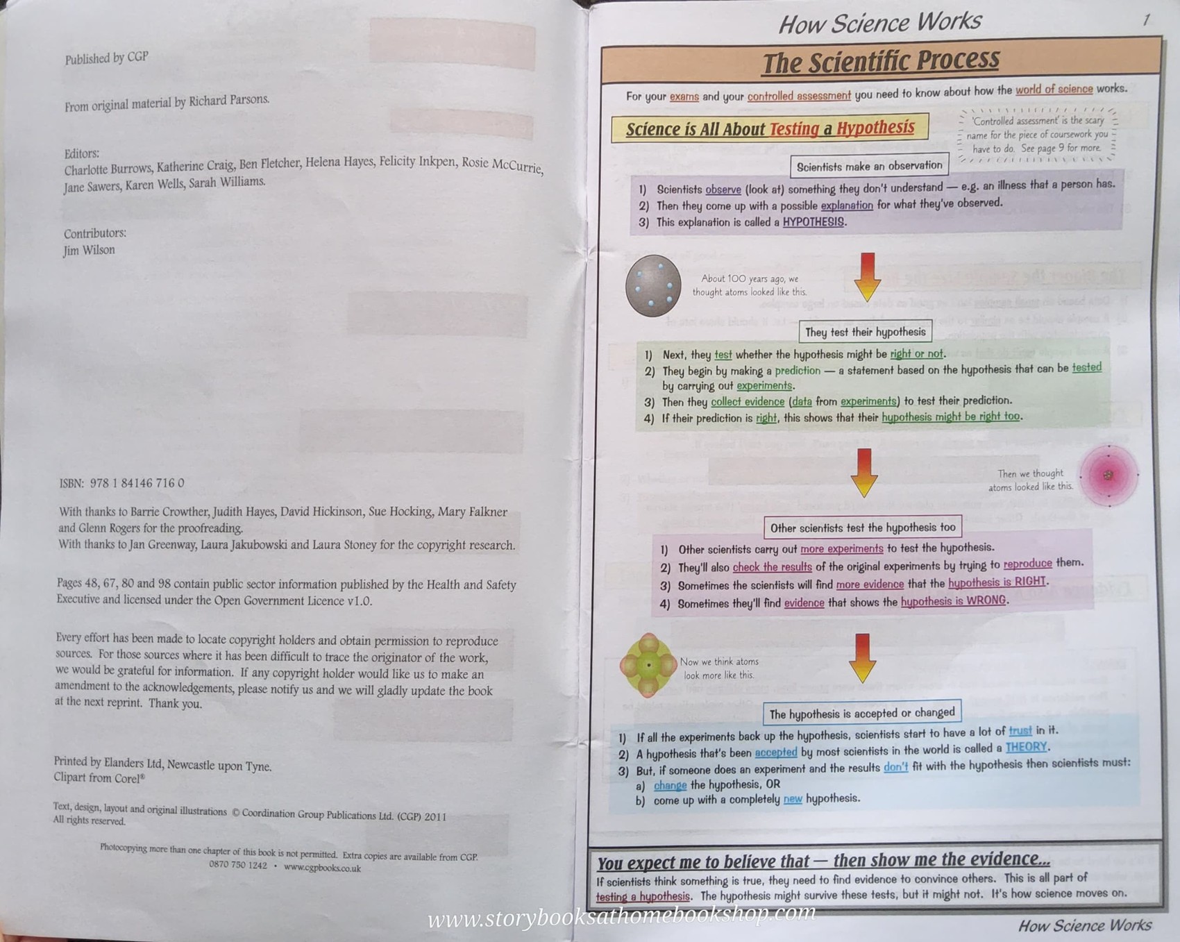 TEXTBOOK** 🍓🍓 CGP: GCSE Core Science Tge Revision Guide (FOR Year 10 exams)