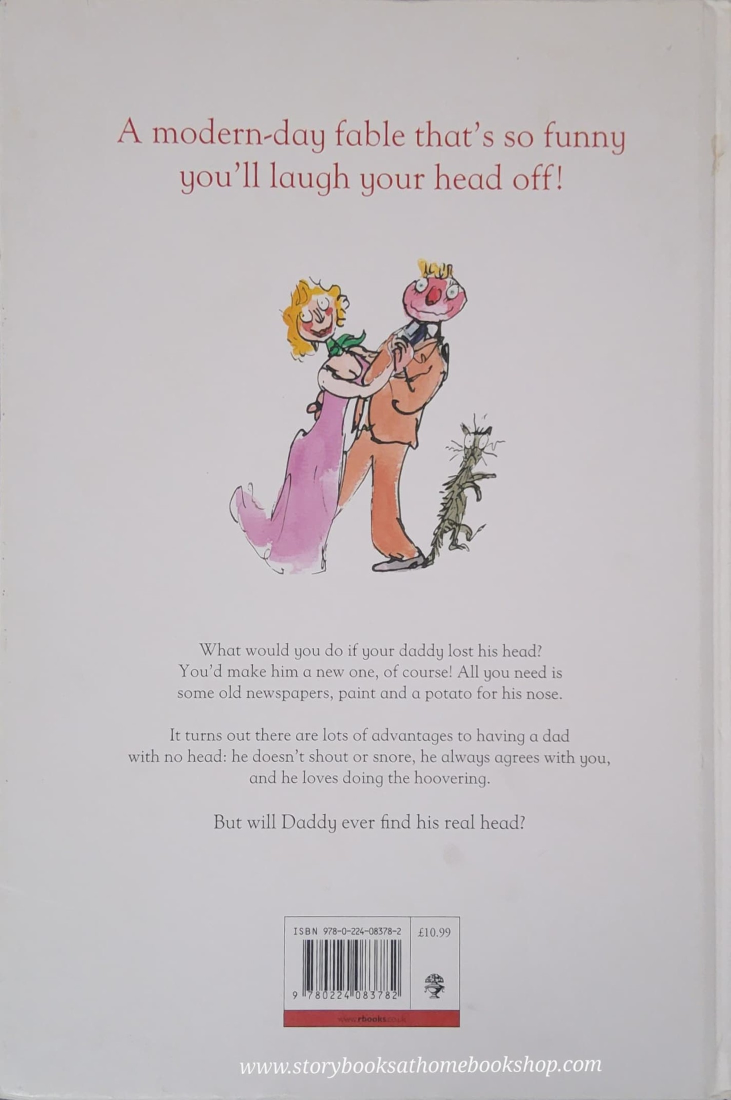 หนังสือนิทานปกแข็ง ** 🍅🍓DADDY LOST HIS HEAD BY QUENTIN BLAKE&ANDRE BOUCHARD