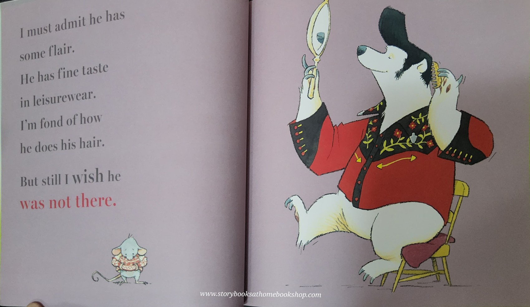 หนังสือนิทานปกอ่อน** ♥️THERE'S A BEAR ON MY CHAIR BY ROSS COLLINS