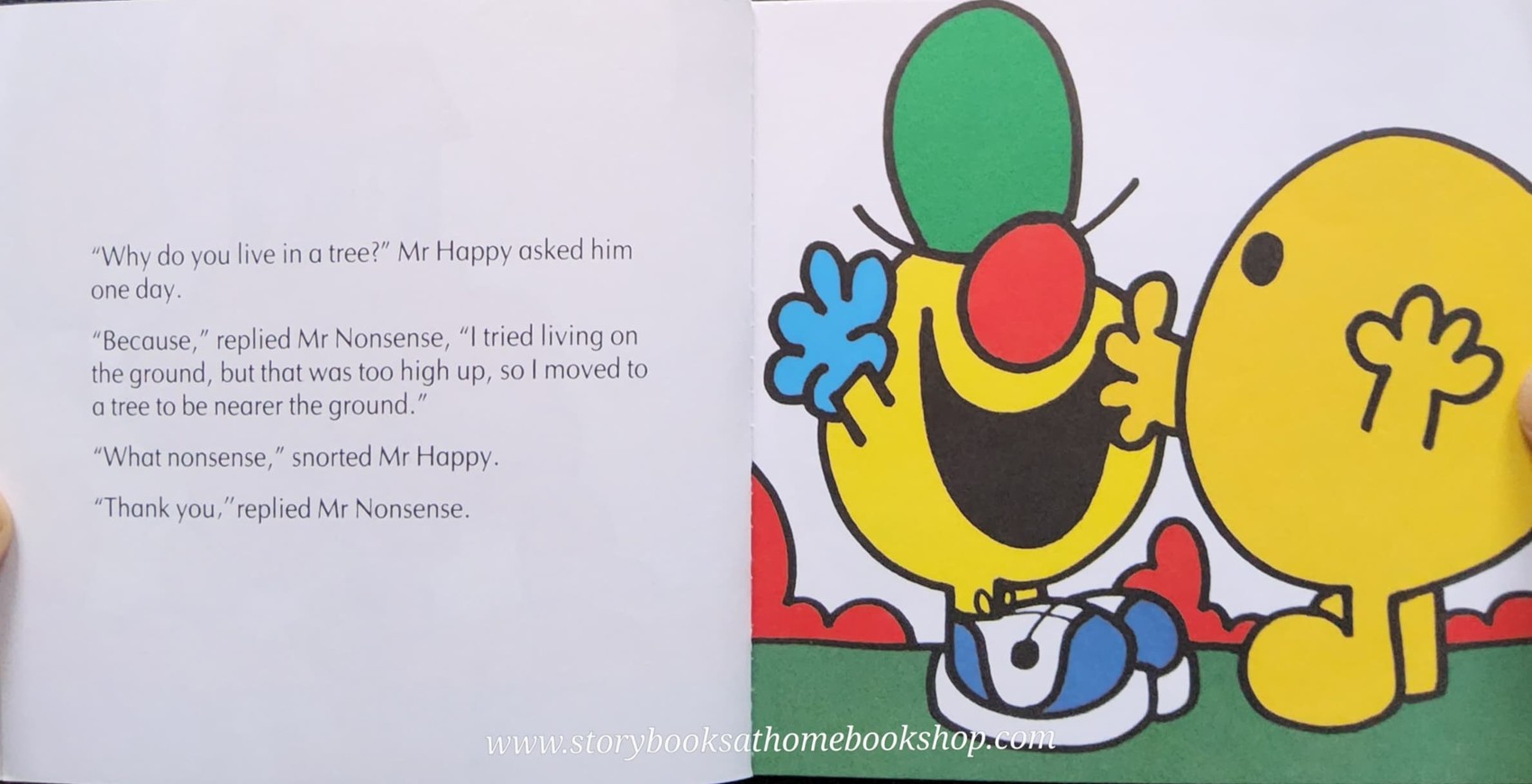 หนังสือ Bestseller Small book** **หนังสือนิทานปกอ่อน** 👉LITTLE MISS&MR.MEN👍 🍅🍅MR.NONSENSE by Roger Hargreaues