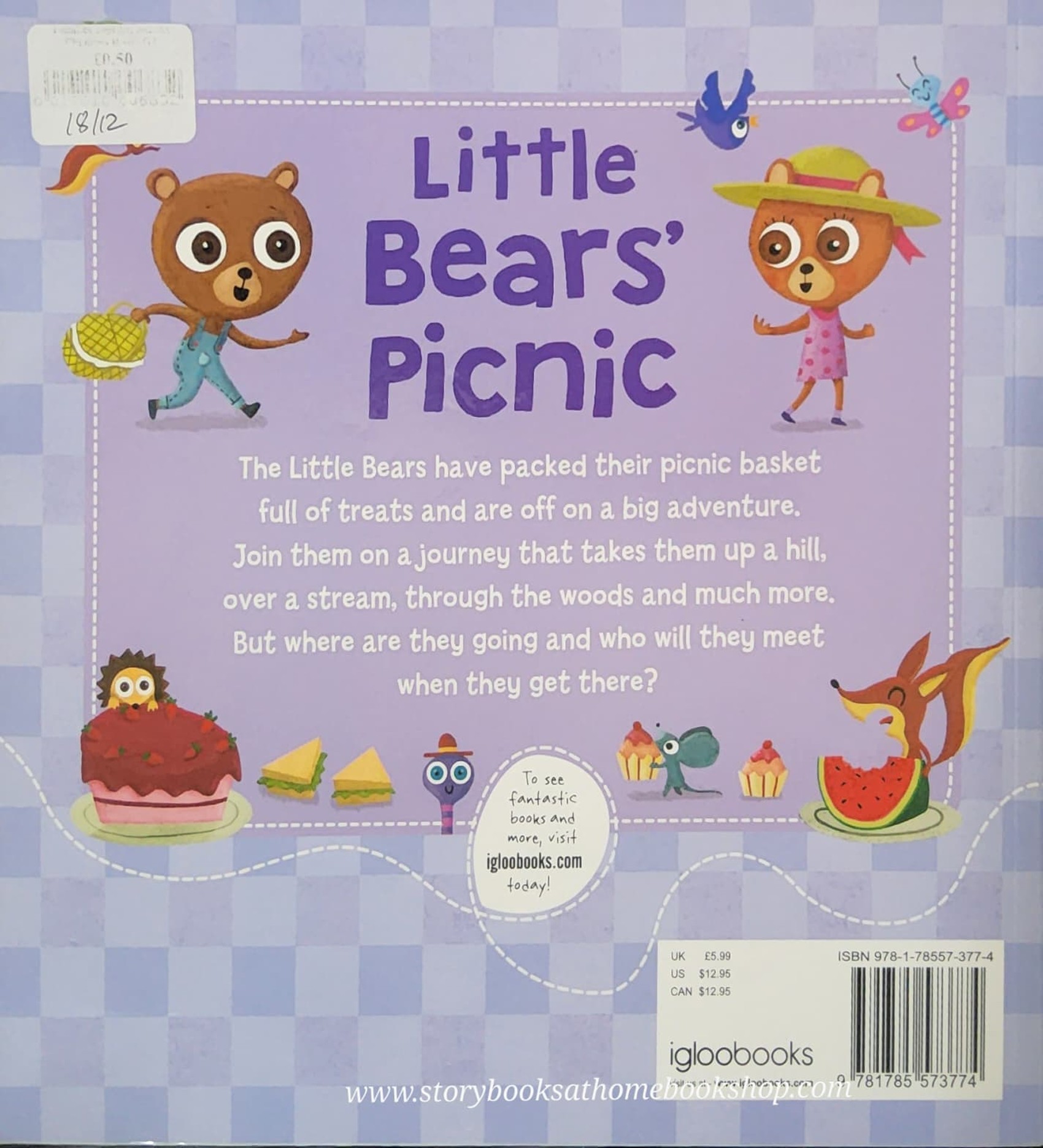 หนังสือนิทานปกอ่อน ** 🍅🍓LITTLE BEARS' PICNIC
