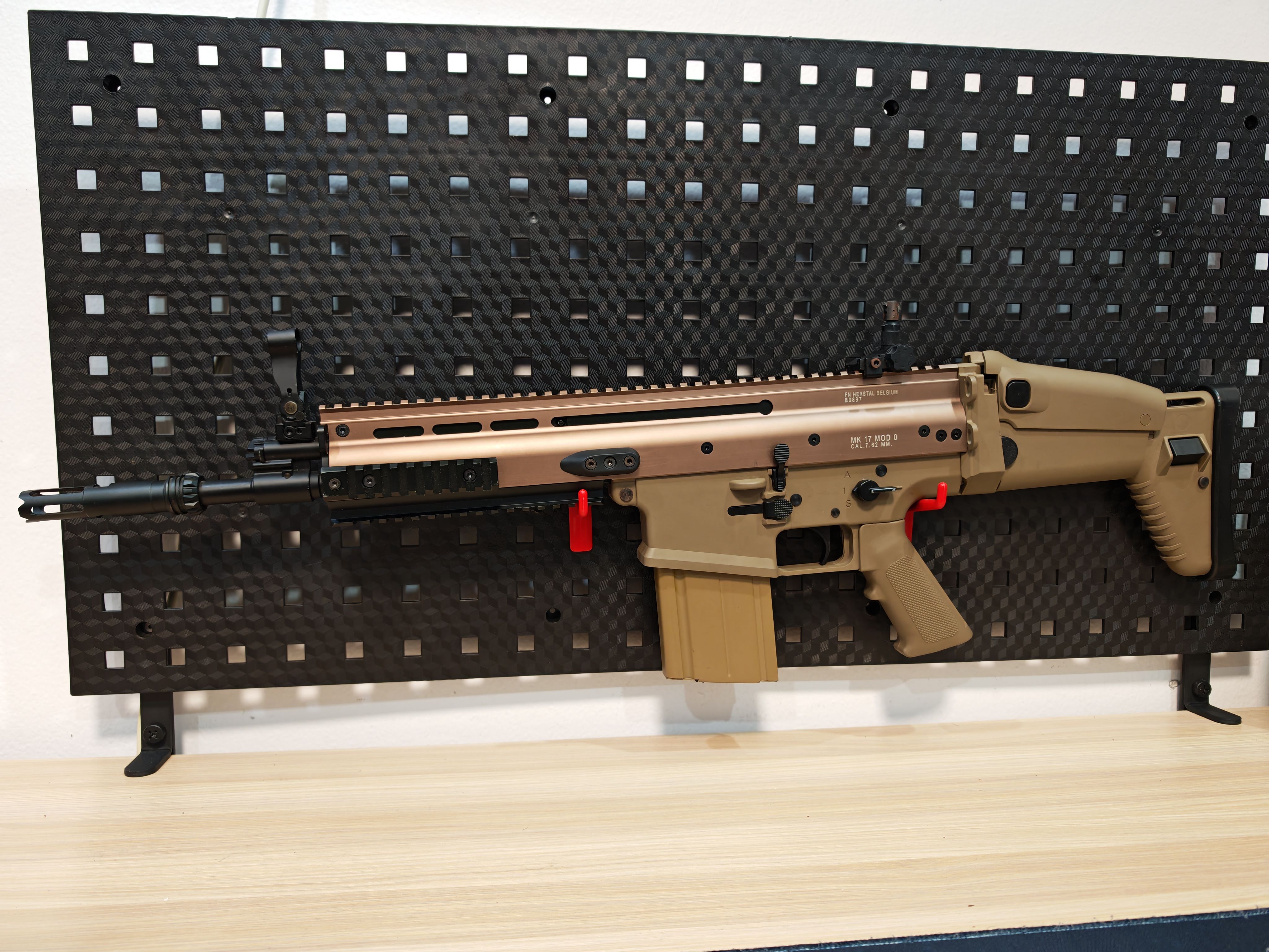 Double Bell 805T SCAR-H MK17 AEG BB Gun บีบีกัน Airsoft Gun ปืนอัดลม ปืนยาวไฟฟ้า มือสอง