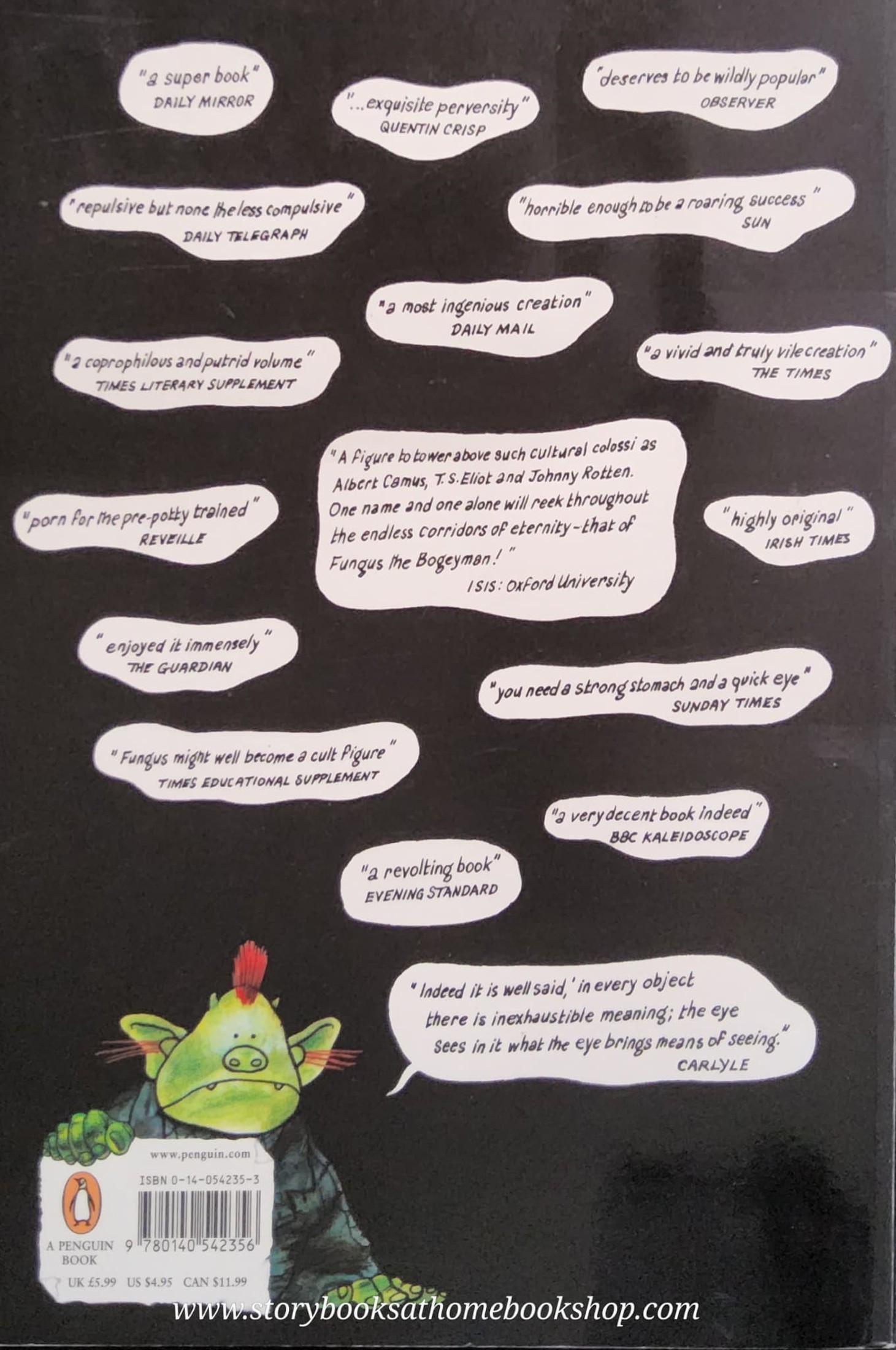 หนังสือนิทานปกอ่อน** 🍓🍓 FUNGUS THE BOGEYMAN BY RAYMOND BRIGGS