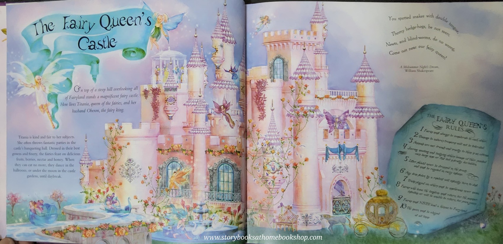 หนังสือนิทานปกแข็ง* 🍓🍓FAIRYLAND MAGIC SECRET! (WITH CD AND WIRTIRAL 3D POP UP)