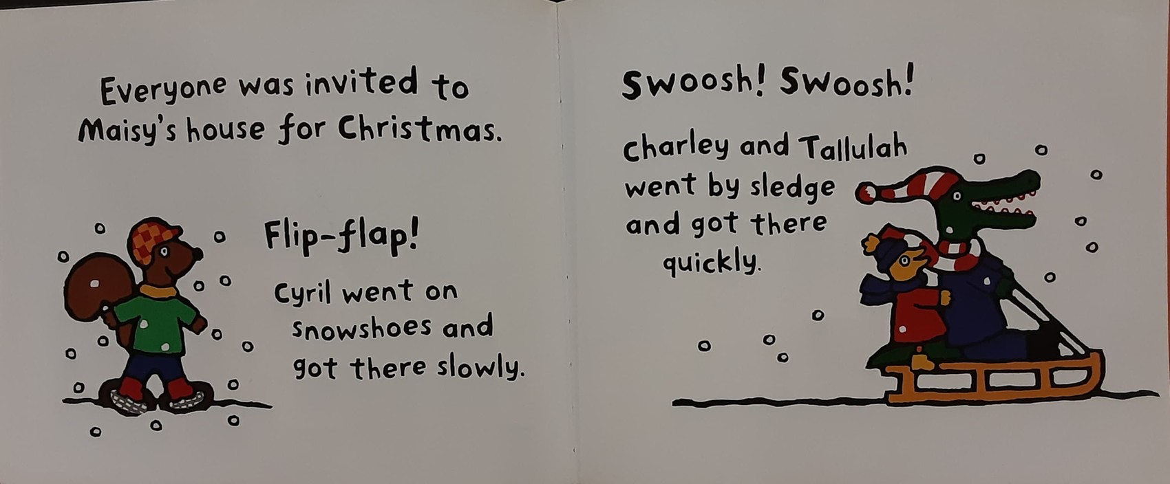 หนังสือนิทานปกอ่อน** 🍅🍓MAISY CHRISTMAS EVE BY LUCY COUSINS