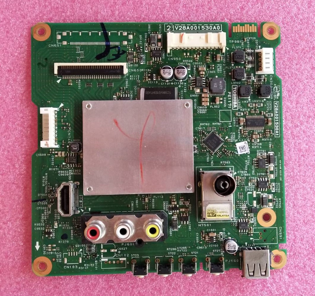เมนบอร์ดทีวีโตชิบา/อะไหล่ทีวีโตชิบา (Mainboard TV TOSHIBA) อะไหล่แท้/ของถอด ใช้กับรุ่น 32L2450VT