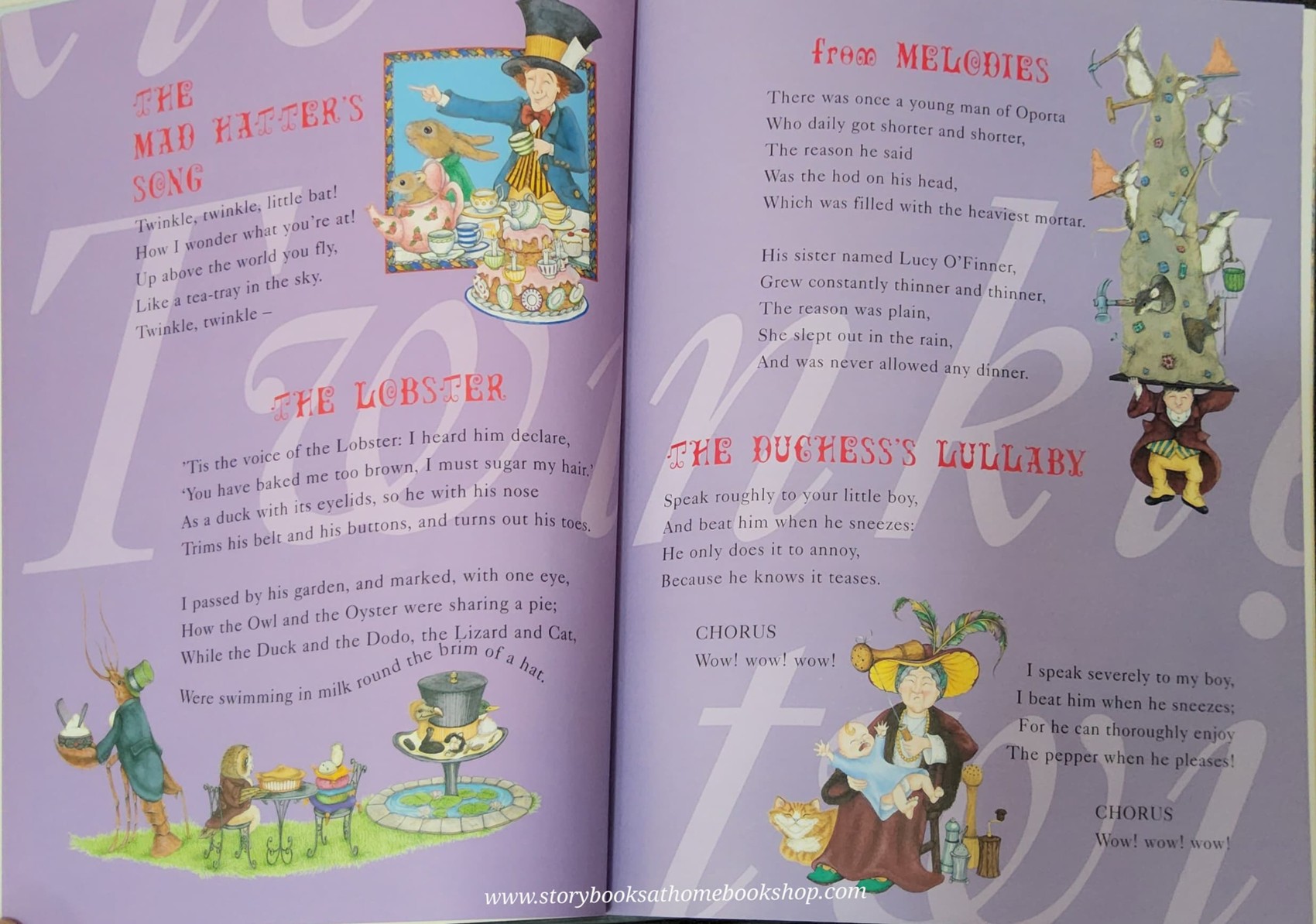 หนังสือนิทานปกอ่อน** 🍅🍅NONSENSE VERSE BY LEWIS CARROLL