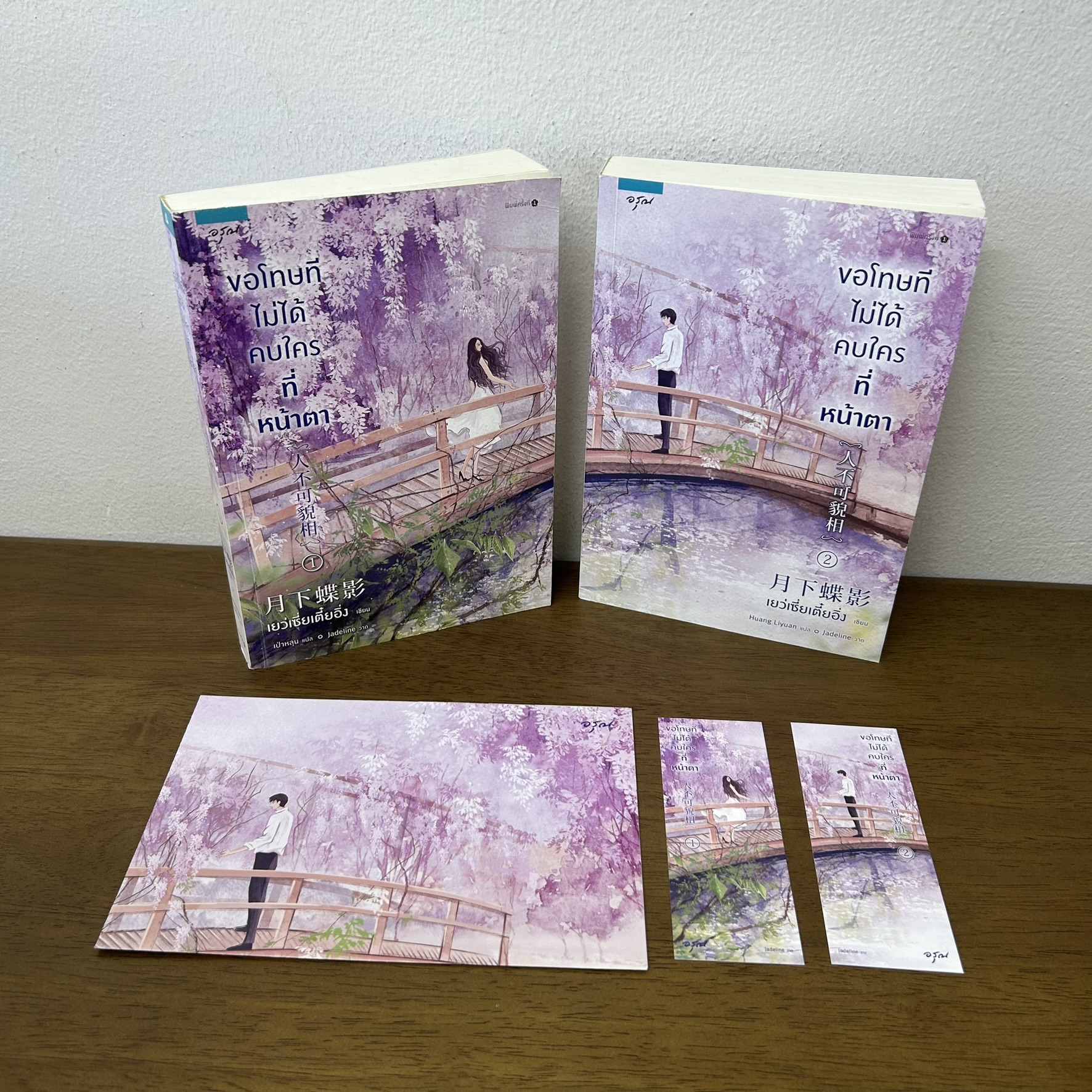 ขอโทษทีไม่ได้คบใครที่หน้าตา เล่ม 1-2 จบ ... เย่ว์เซี่ยเตี๋ยอิ่ง Yue Xia Die Ying เขียน (มือสอง) แปลจีน อรุณ นิยาย