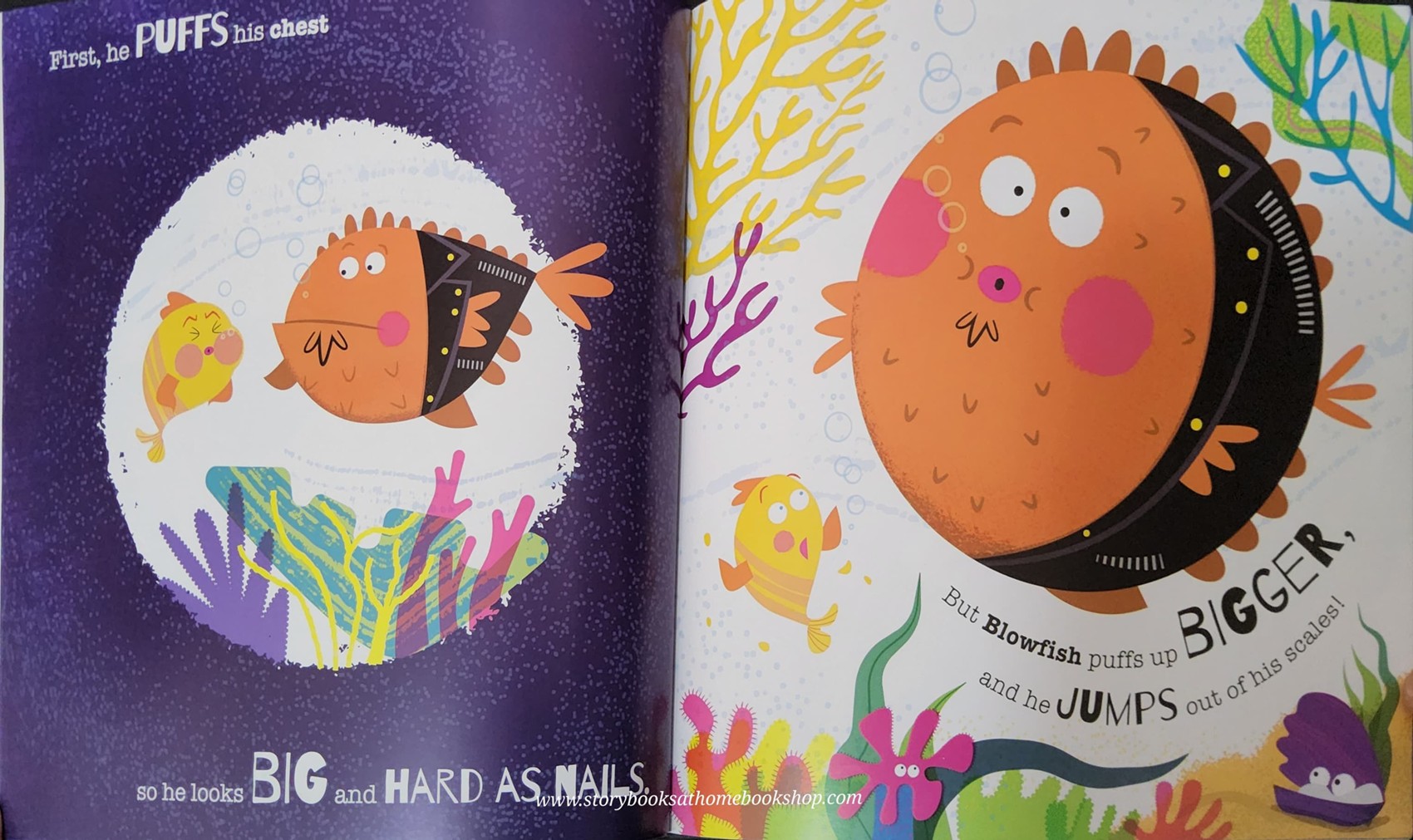 หนังสือนิทานปกอ่อน** 🍅🍅BITE-SIZED: THE STORY OF A TINY FISH WITH SHARK-SIZED DREAMS