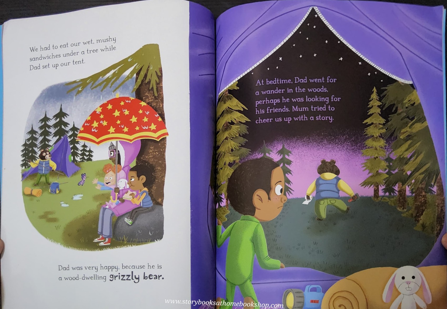 หนังสือนิทานปกอ่อน** 🍅🍓MY DAD IS A GRIZZLY BEAR