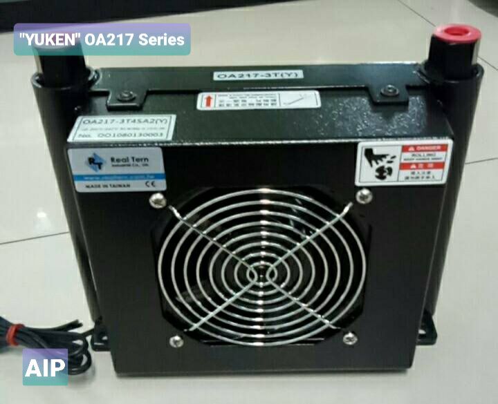 OA217, OA217-3T4SA2 "Yuken" Air Oil Cooler ชุดระบายความร้อน, ออยล์คูลเล่อร์