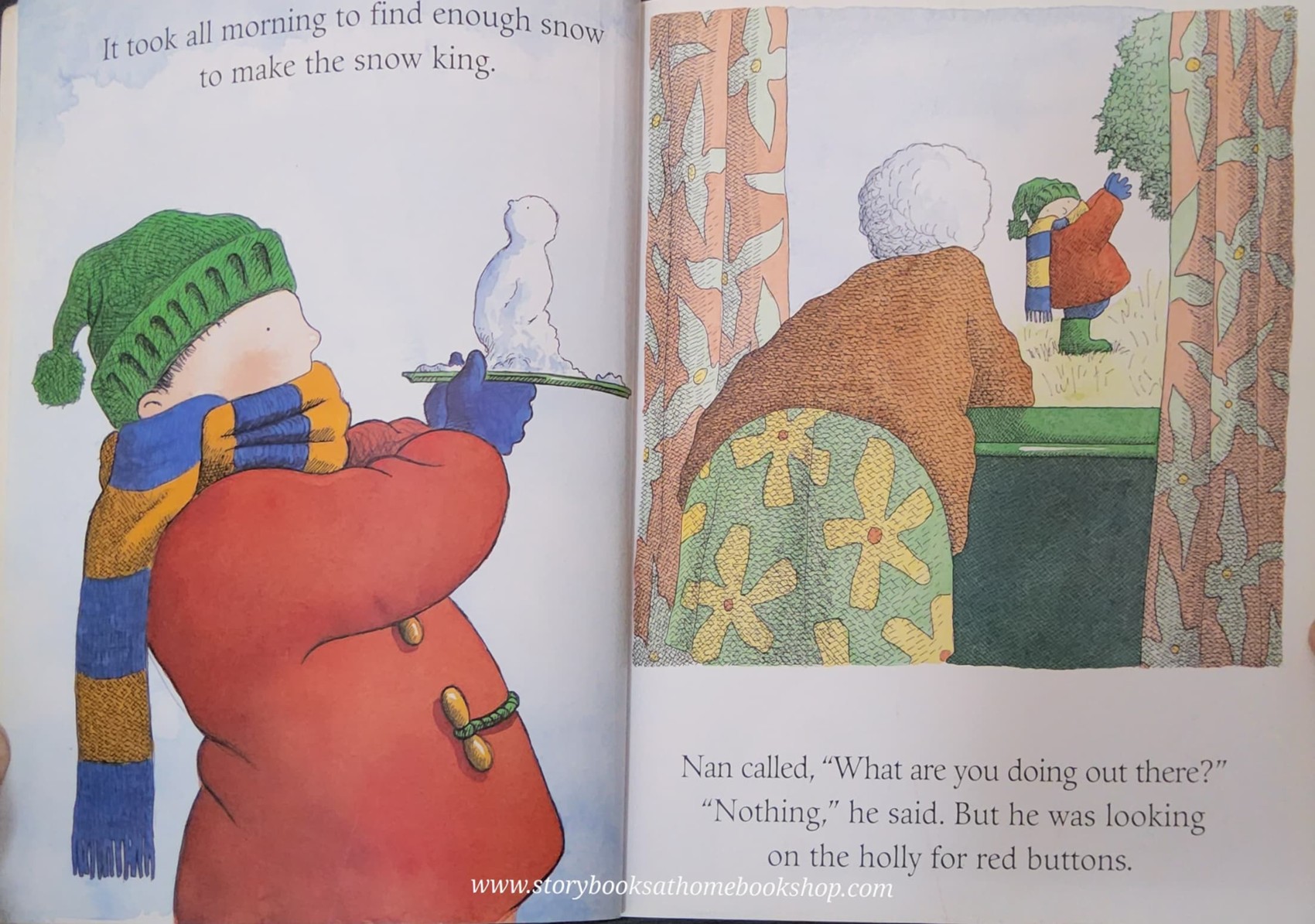 หนังสือนิทานปกอ่อน** 🍓🍓 HARRY AND THE SNOW KING BY IAN WHYBROW.ADRIAN RAYNOLDS