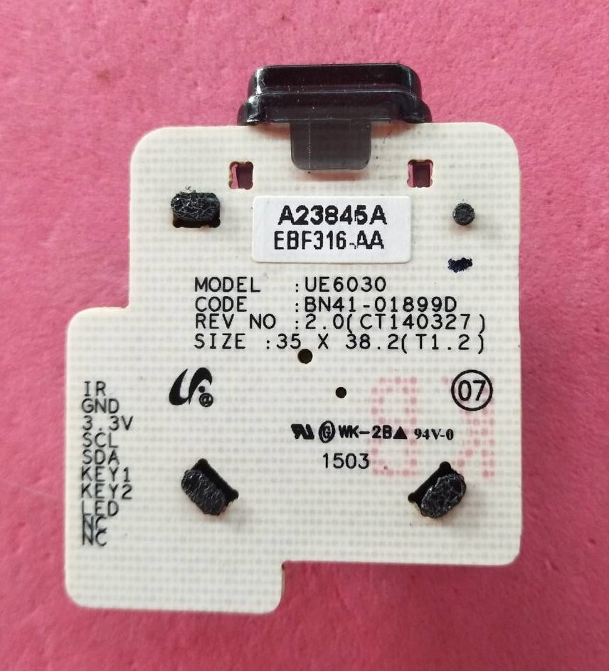 คีย์คอนโทรลทีวีซัมซุง SAMSUNG ของแท้ถอดจากเครื่อง พาร์ท BN41-01899D BN96-23845A