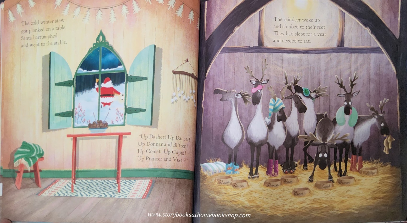 หนังสือนิทานปกอ่อน** 🍅🍓THE NIGHT BEFORE CHRISTMAS BY KES GRAY AND CLAIRE POWELL