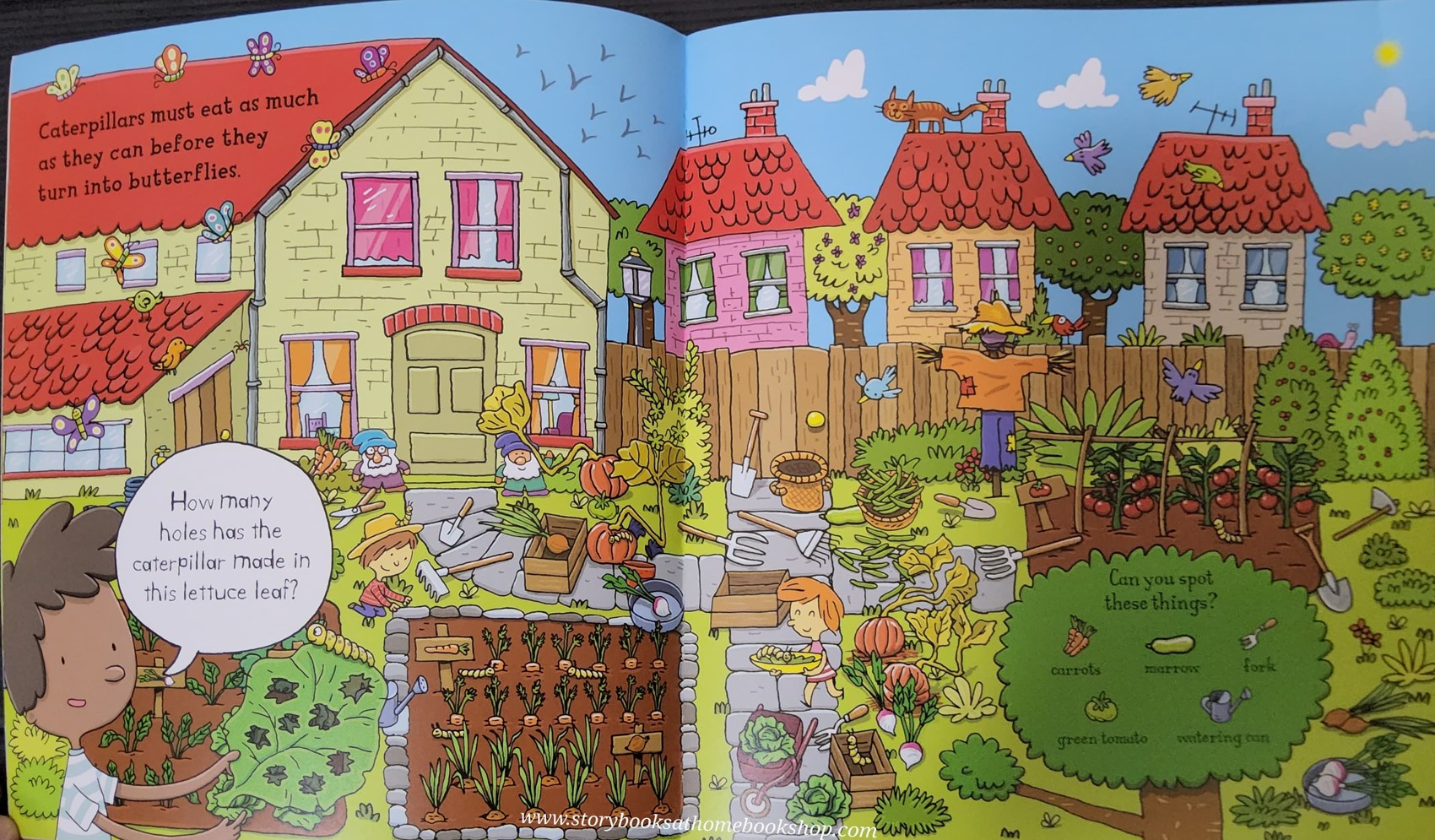 หนังสือนิทานปกอ่อน** 🍅🍓SPOT THE SNAIL IN THE GARDEN