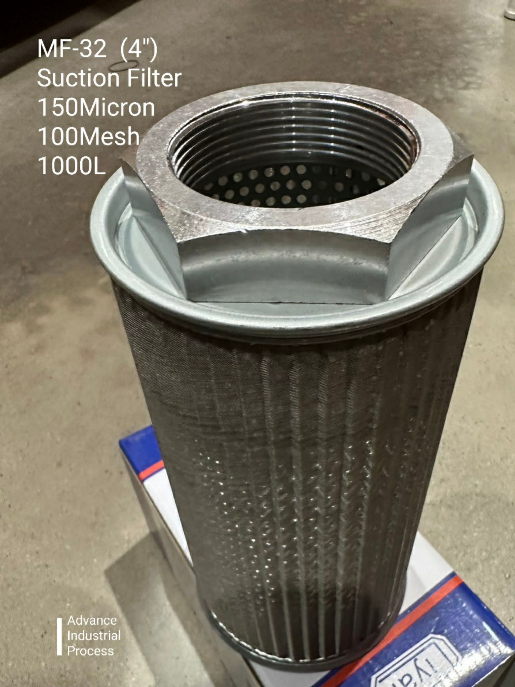 MF-32, W-32 Suction Filter (4") | กรองไฮดรอลิคขาดูด SUS304-1000L | 150Micron, 100W(100Mesh)