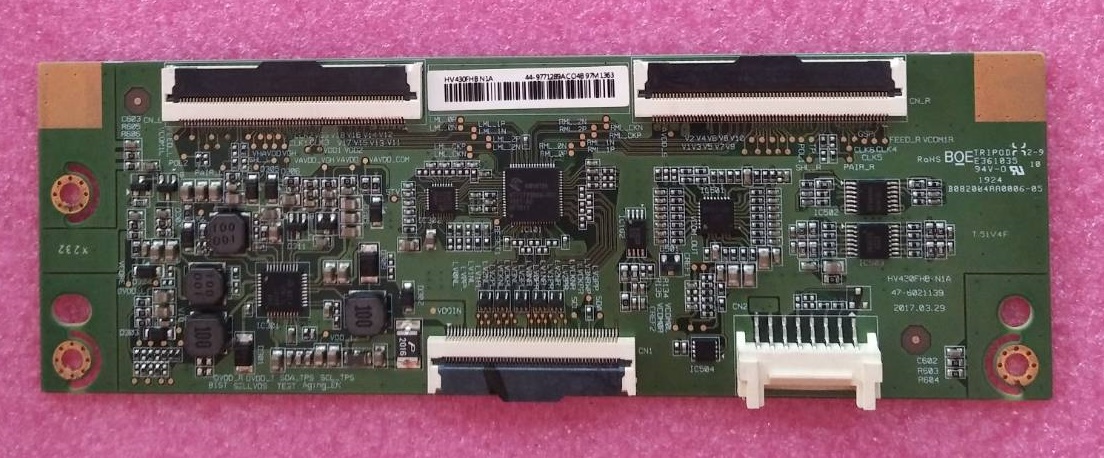 ทีคอน ซัมซุง (T-CON Samsung) ของแท้ถอดจากเครื่อง รุ่น UA43N5003AKXXT พาร์ท HV430FHB-N1A 47-6021139