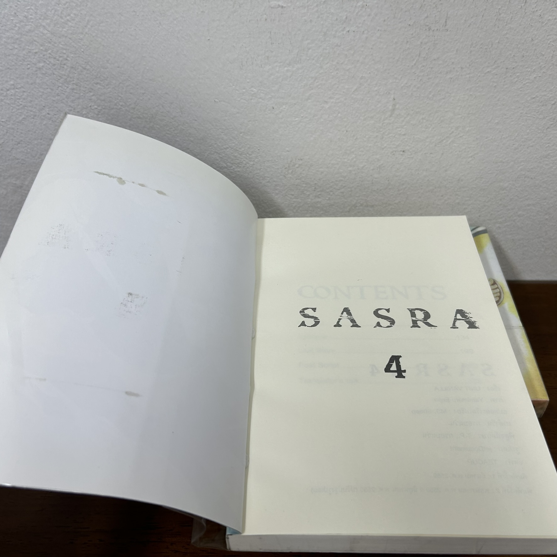 [YAOI] SASRA เล่ม 1-4 จบ ... Unit Vanilla/Yamimaru Enjin (มือสอง) นิยายวาย แปลญี่ปุ่น