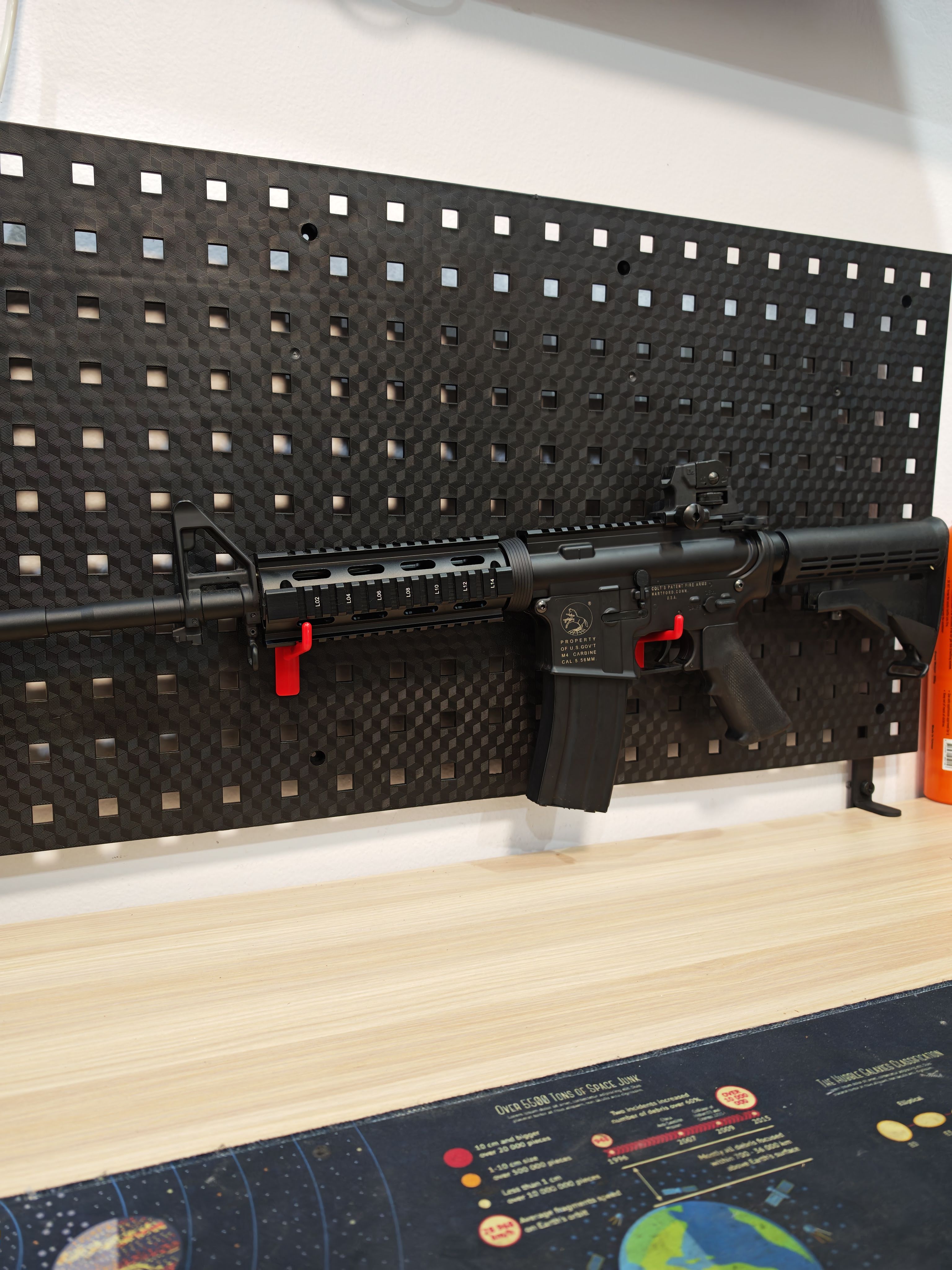 Double Bell 061C M4-RASII ชุดหน้าอลู บอดี้ ABS AEG BB Gun บีบีกัน Airsoft Gun ปืนอัดลม ปืนยาวไฟฟ้า มือสอง