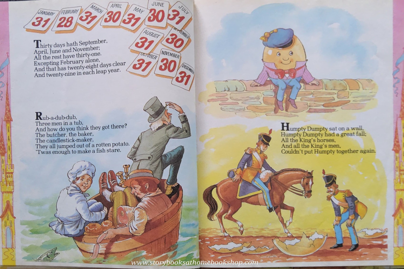 หนังสือนิทานปกแข็ง** 🍅🍅A TREASURY OF FAIRY TALES AND NURESERY RHYMES