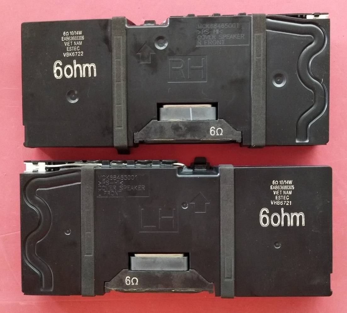 ลำโพง (Speaker Assembly) LG (แอลจี) อะไหล่ของแท้ถอดจากเครื่อง รุ่น55UH615TEAB63688305 :EAB63688311