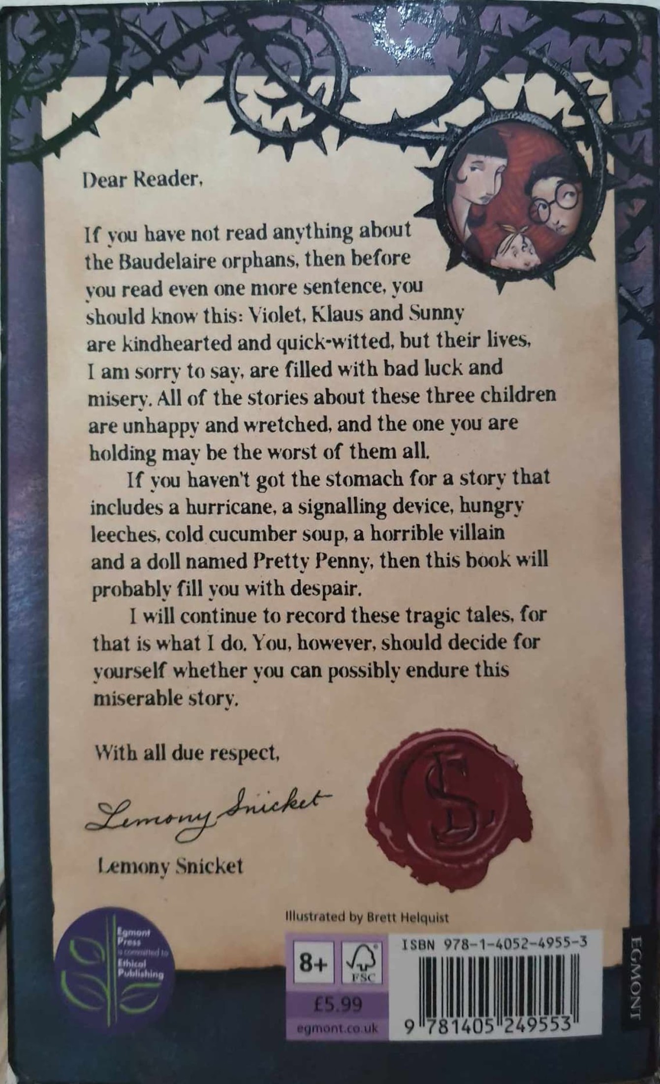 วรรณกรรมเยาวชน** **หนังสือนิทานปกอ่อน** 🍅🍓A SERIES OF UNFORTUNATE EVENTS: THE WIDE WINDOW BOOK THE THIRD BY LEMONY SNICKET