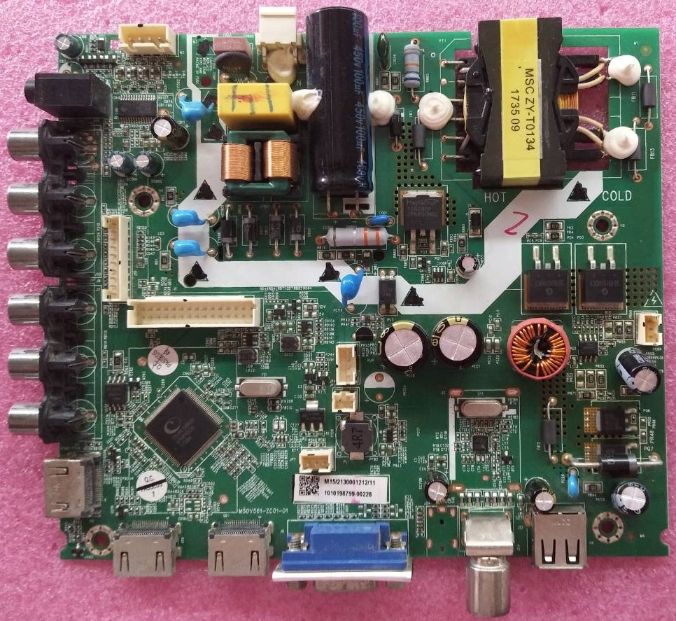 One Board HAIER (วันบอร์ด ไฮเออร์) ของแท้ถอดจากเครื่อง รุ่นLE32B8000 พาร์ท MS0V561-ZC01-01 เวอร์ชั่นใช้จอเบอร์LSC320AN10-H02