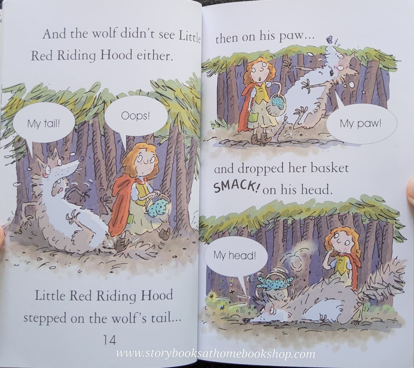 หนังสือนิทานปกอ่อน** ♥️USBORNE FIRST READING: THE LITTLE RED RIDDING HOOD