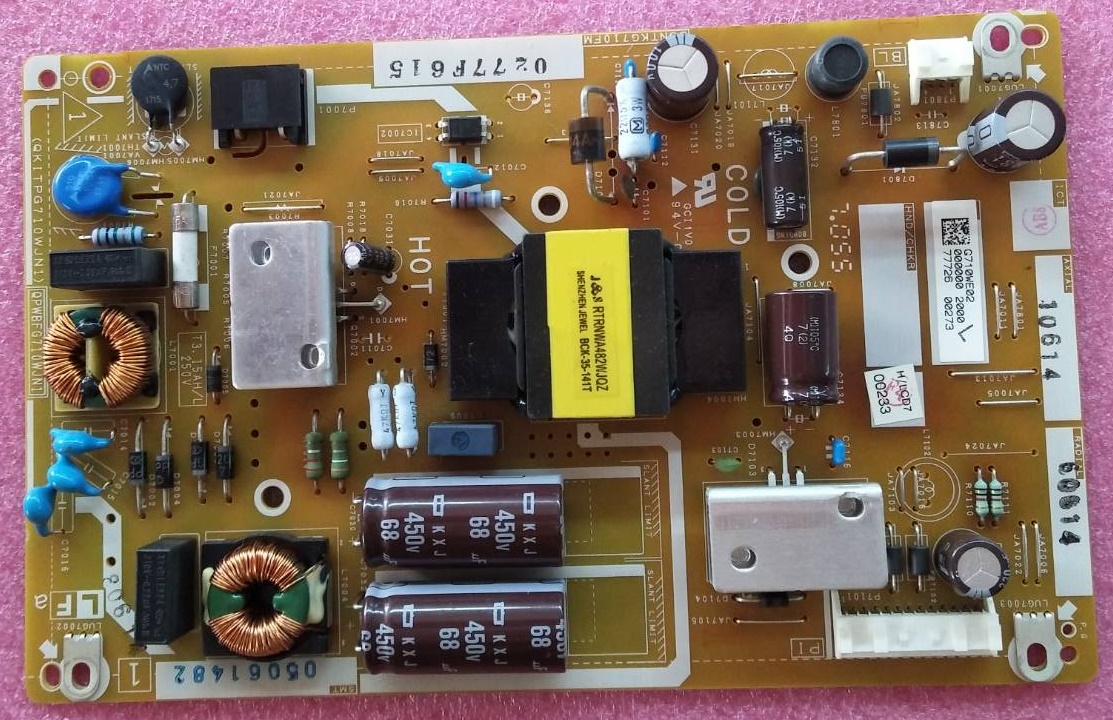 เพาเวอร์ซัพพลายทีวีชาร์ป (Power Supply SHARP) ของแท้ถอดจากเครื่อง รุ่น LC-40LE280X พาร์ท DUNTKG710FM02 DUNTKG710FM