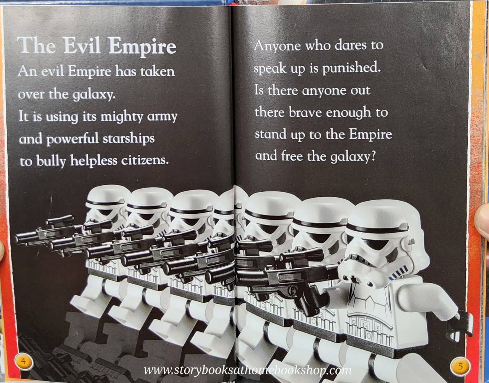 หนังสือนิทานปกแข็ง ** ♥️THE LEGO STARWARS FREE THE GALAXY