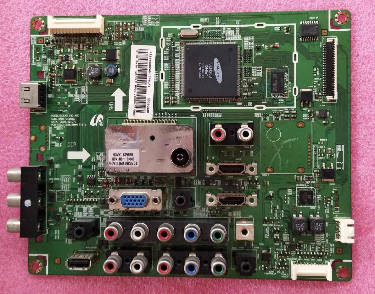 MAINBOARD SAMSUNG (เมนบอร์ด ซัมซุง)ของถอดพร้อมใช้งาน ใช้กับรุ่น LA32B460B2 พาร์ท BN94-02774R