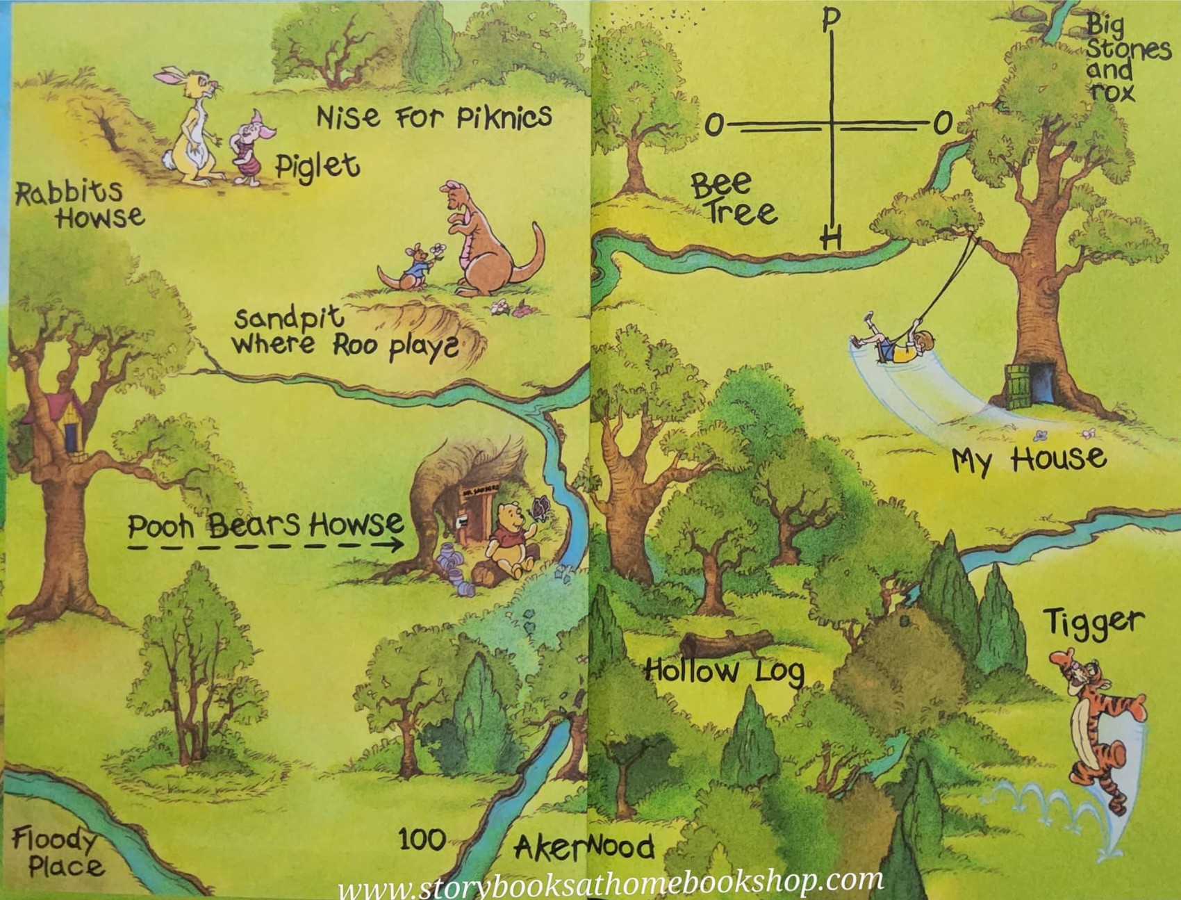 หนังสือนิทานปกแข็ง ** ♥️DISNEY'S WINNIE THE POOH AND TIGGER TOO ♥️