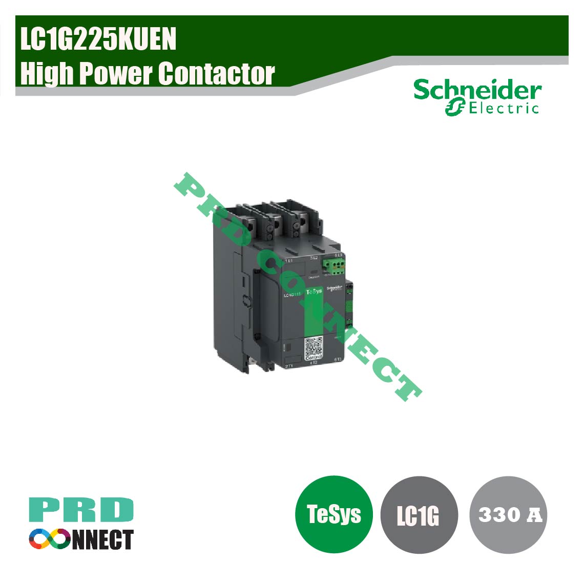LC1G225KUEN High Power Contactor Schneider Electric