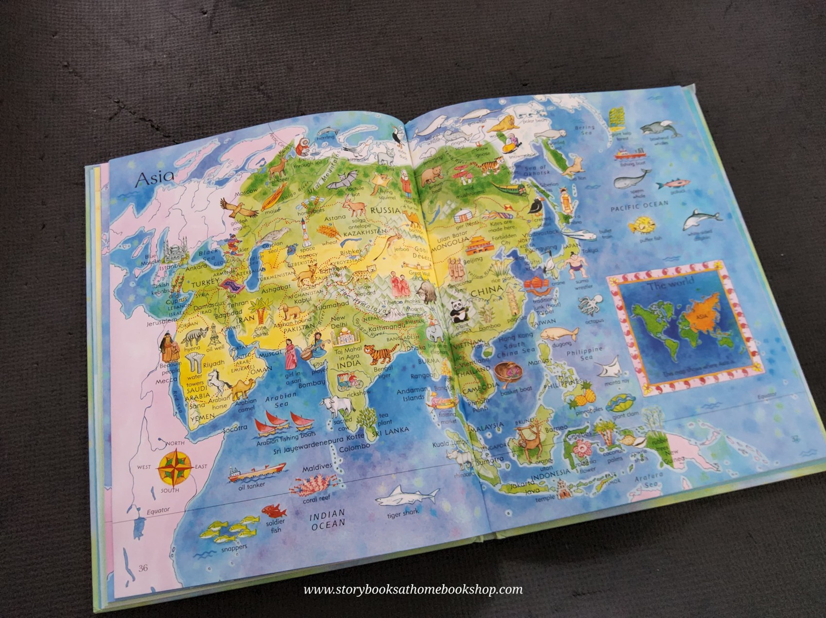 KNOWLEDGE BOOK** ð
USBORNE CHILDREN'S PICTURE ATLAS