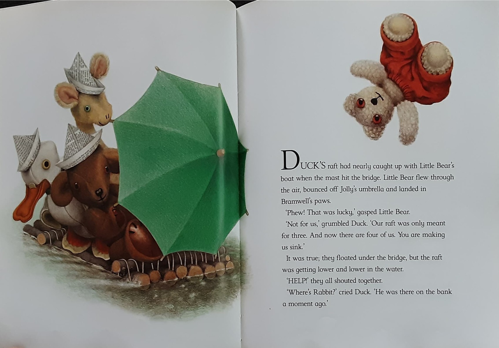 หนังสือนิทาน เด็กภาษาอังกฤษ ** 🍅🍓THE BOAT RACE AND LITTLE BEAR'S DRAGON BY JANE HISSEY